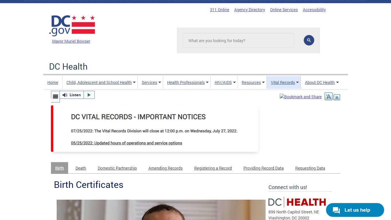 Birth Certificates | doh